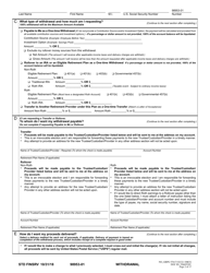 Form STD FINSRV In-Service Withdrawal Request - Washington, Page 2