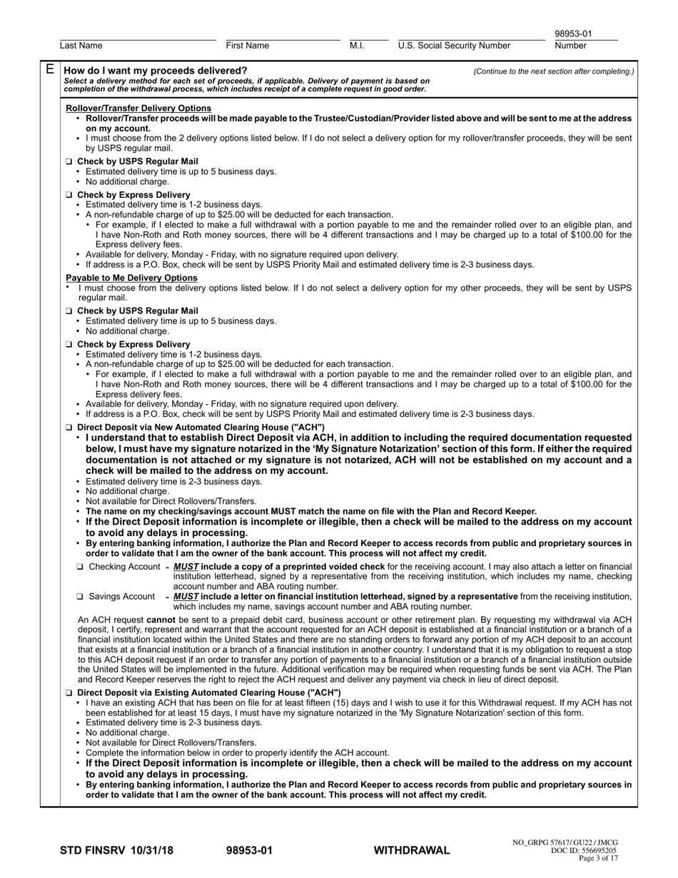 Form STD FINSRV In-Service Withdrawal Request - Washington, Page 3