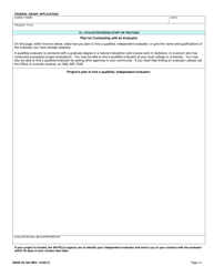 DSHS Form 05-180 Federal Grant Application - Washington, Page 13