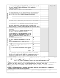 DSHS Form 07-042B Self-employment Income Report - Washington (Romanian), Page 2
