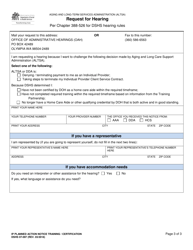 DSHS Form 07-097 Individual Provider Planned Action Notice Training/Certification (Home and Community Services) - Washington, Page 3