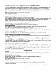 DSHS Form 06-124 Cost of Care Adjustment Request - Washington, Page 2
