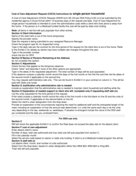 DSHS Form 06-124 Cost of Care Adjustment Request - Washington, Page 3