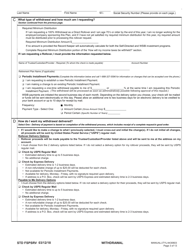 Form STD FSPSRV Plan 3 Member Withdrawal 401(A) Plan - Washington, Page 3