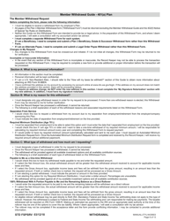 Form STD FSPSRV Plan 3 Member Withdrawal 401(A) Plan - Washington, Page 6