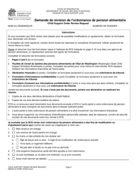 DSHS Form 09-741 Child Support Order Review Request - Washington (French), Page 2