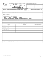 Document preview: DSHS Formulario 10-246 Plan De Permanencia - Washington (Spanish)