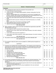 DSHS Form 09-995 Companion Home Evaluation and Review - Washington, Page 18