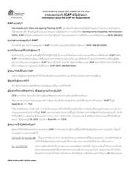 Document preview: DSHS Form 10-329 Informed Consent for Icap - Washington (Lao)