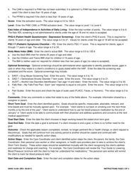 Instructions for DSHS Form 10-481 Health Action Plan (Hap) - Washington, Page 3