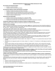 DSHS Formulario 10-504 Solicitud De Extension De Limitacion Para Clientes Menores De 21 Anos - Washington (Spanish), Page 4