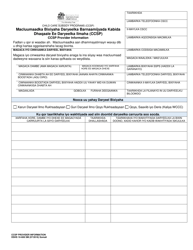 Document preview: DSHS Form 10-608 Ccsp Provider Information (Child Care Subsidy Program) - Washington (Somali)