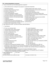 DSHS Form 11-019 Vocational Information - Washington, Page 7