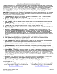 DSHS Form 12-210 Medicaid Provider Fraud Referral - Washington, Page 3