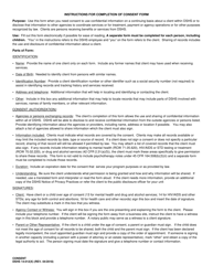 DSHS Form 14-012 Consent - Washington, Page 2