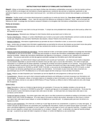DSHS Form 14-012 Autorisation - Washington (French), Page 2