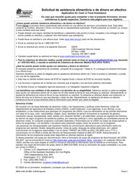 Document preview: DSHS Formulario 14-001 SP Solicitud De Asistencia Alimenticia O De Dinero En Efectivo - Washington (Spanish)