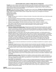 DSHS Formulario 14-012 Autorizacion - Washington (Spanish), Page 2