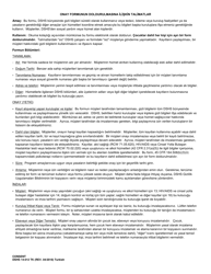 DSHS Form 14-012 Consent - Washington (Turkish), Page 2