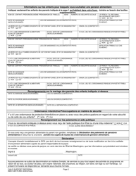 DSHS Form 14-057 Child Support Referral - Washington (French), Page 2