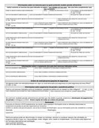 DSHS Form 14-057 Child Support Referral - Washington (Portuguese), Page 2