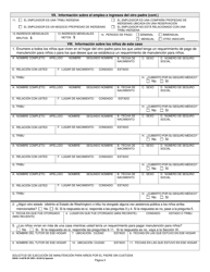 DSHS Formulario 14-057B Solicitud De Ejecucion De Manutencion Para Ninos Por El Padre Sin Custodia - Washington (Spanish), Page 5