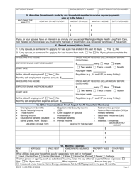 DSHS Form 14-078 Eligibility Review - Washington, Page 5