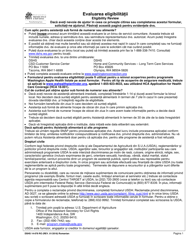 Document preview: DSHS Form 14-078 Eligibility Review - Washington (Romanian)