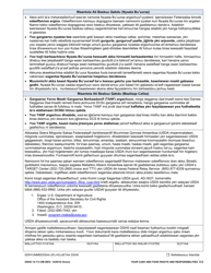 DSHS Form 14-113 Your Cash and Food Assistance Rights and Responsibilities - Washington (Oromo), Page 2