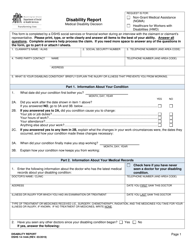 DSHS Form 14-144A Disability Report - Medical Disability Decision - Washington, Page 2