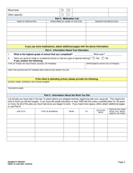 DSHS Form 14-144A Disability Report - Medical Disability Decision - Washington, Page 4