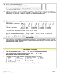 DSHS Form 14-144A Disability Report - Medical Disability Decision - Washington, Page 5