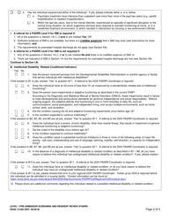 DSHS Form 14-300 Level 1 Pre-admission Screening and Resident Review (Pasrr) - Washington, Page 2