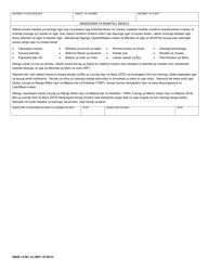 DSHS Form 14-381 Workfirst Individual Responsibility Plan - Washington (Lingala), Page 2