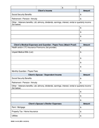 DSHS Form 14-416 Eligibility Review for Long Term Services and Supports - Washington, Page 2