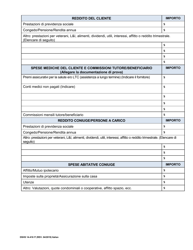 DSHS Form 14-416 Eligibility Review for Long Term Services and Supports - Washington (Italian), Page 2
