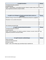 DSHS Form 14-416 Eligibility Review for Long Term Services and Supports - Washington (Hungarian), Page 2