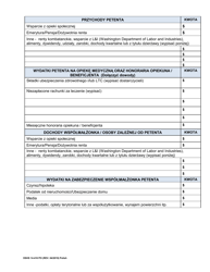 DSHS Form 14-416 Eligibility Review for Long Term Services and Supports - Washington (Polish), Page 2