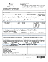 DSHS Form 14-417 Ccsp Application - Washington, Page 2