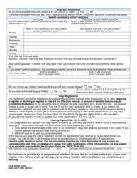 DSHS Form 14-417 Ccsp Application - Washington, Page 3
