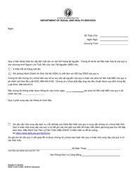 Document preview: DSHS Form 14-530 Disability Review - Washington (Vietnamese)