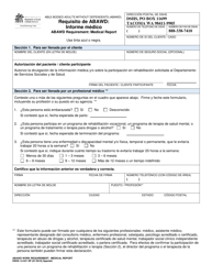 Document preview: DSHS Formulario 14-541 Requisito De Abawd: Informe Medico - Washington (Spanish)