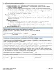 DSHS Form 14-547 Ccrc Registration Application - Washington, Page 2