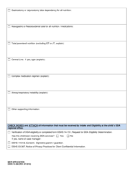 DSHS Form 15-398 Medically Intensive Children&#039;s Program (Micp) Application - Washington, Page 4