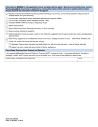DSHS Form 15-398 Medically Intensive Children&#039;s Program (Micp) Application - Washington, Page 5