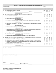 DSHS Form 15-388 Alternative Living Review and Evaluation - Washington, Page 2