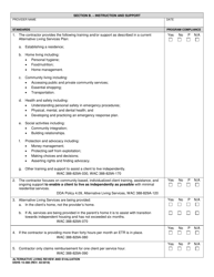 DSHS Form 15-388 Alternative Living Review and Evaluation - Washington, Page 3