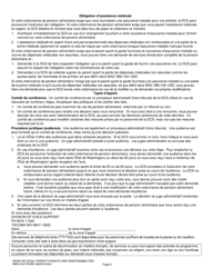 DSHS Form 16-107 Noncustodial Parent&#039;s Rights and Responsibilities - Washington (French), Page 2