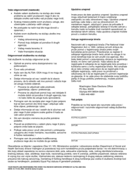DSHS Form 16-172 Your Rights and Responsibilities When You Receive Services Offered by Aging and Long-Term Support Administration and Developmental Disabilities Administration - Washington (Serbo-Croatian), Page 2