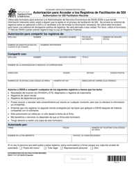 Document preview: DSHS Formulario 17-211 Autorizacion Para Acceder a Los Registros De Facilitacion De Ssi - Washington (Spanish)